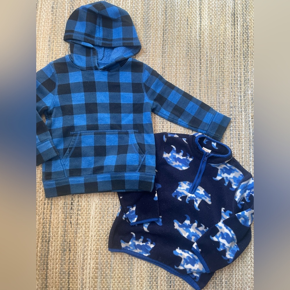 2 blue sweaters bundle